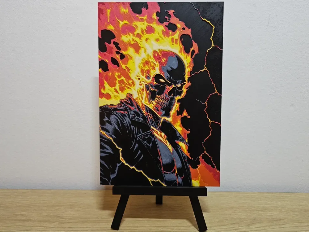 Ghost Rider Hueforge by Opao HueForge model: Ghost Rider Hueforge by Opao