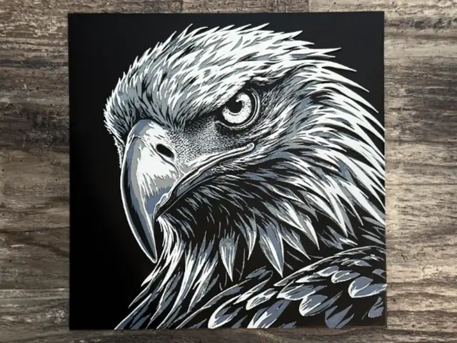 HueForge model: Bald Eagle HueForge  Wildlife Series by novy