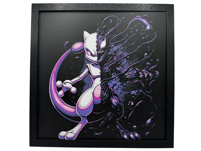 Venomized Mewtwo - Pokemon / Marvel Hueforge