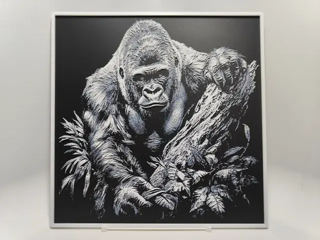 HueForge model: Gorilla - Hueforge by BeaN