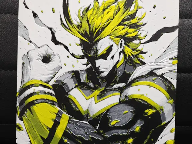HueForge model: All Might MHA by TheHueforgeLady