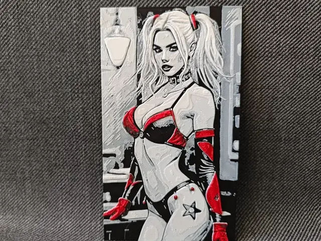 HueForge model: Hueforge Harley Quinn by Litolunar