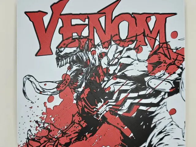 HueForge model: Minimalistic Venom Hueforge by 3Ree Printing