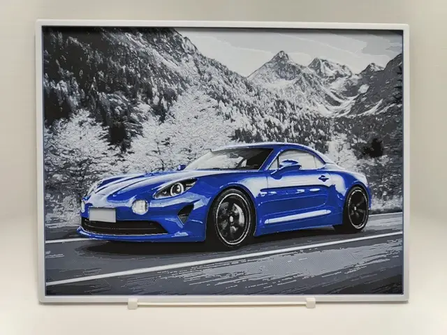 HueForge model: Alpine A110 - Hueforge by BeaN
