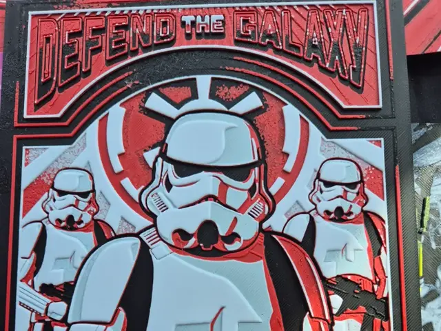 HueForge model: Become a storm trooper Wall Art by FiremanprintsIRL (BR3Design)