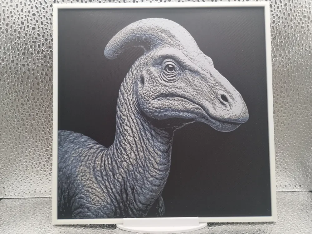 Parasaurolophus hueforge by Borishotch Industries HueForge model: Parasaurolophus hueforge by Borishotch Industries