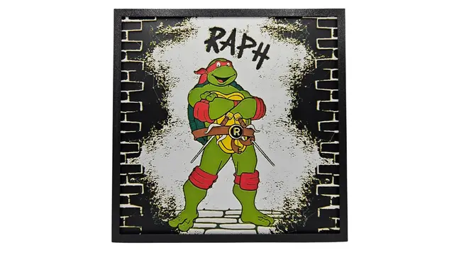 Raphael (Retro 1980s TMNT Hueforge)