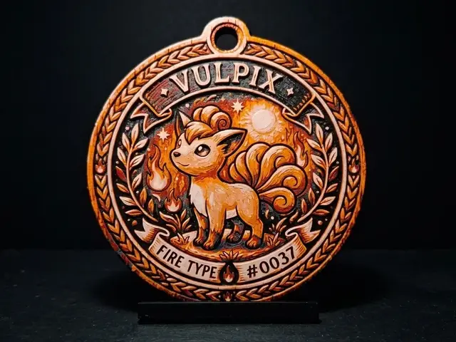Vulpix #0037 - Pokemon Ornament