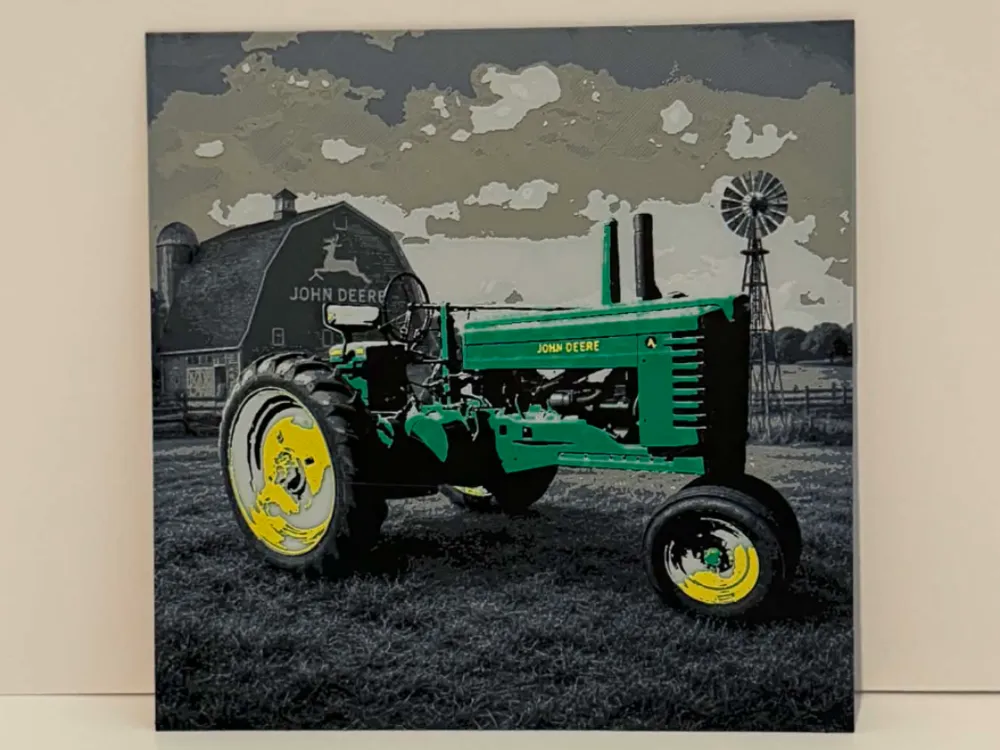 John Deere Model A Hueforge by Magnolia Crafts HueForge model: John Deere Model A Hueforge by Magnolia Crafts