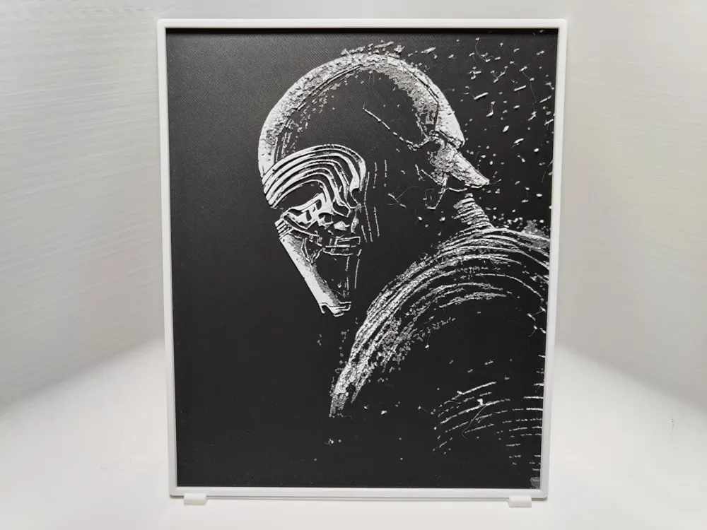 Kylo Ren - Hueforge by BeaN HueForge model: Kylo Ren - Hueforge by BeaN
