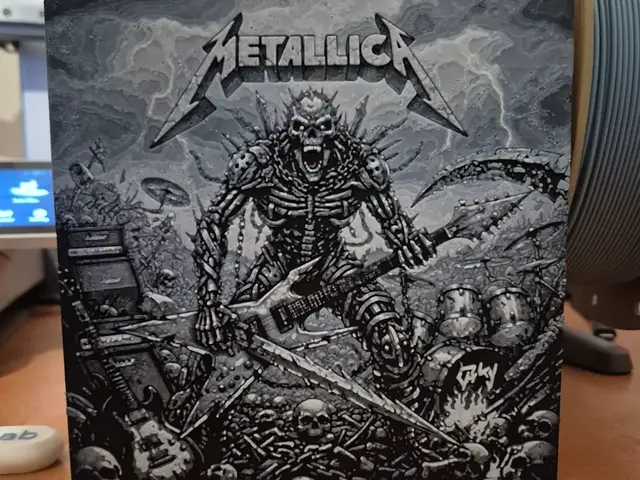 HueForge model: Metallica-A hueforge by Buntsta