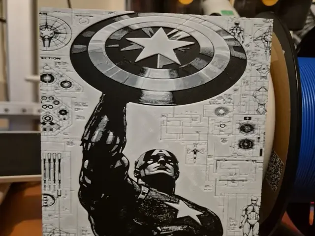 HueForge model: captain america hueforge by Buntsta