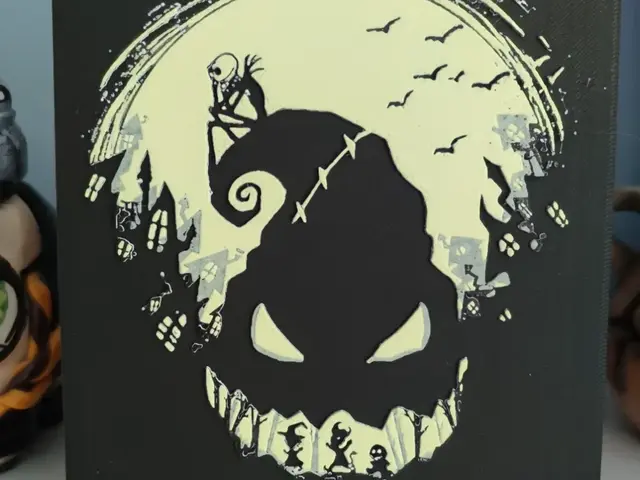 HueForge model: Hueforge Jack Skellington thinking by Litolunar