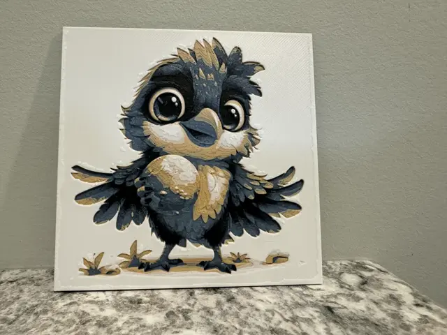 HueForge model: Happy Bird #2 by Canadian Gamer