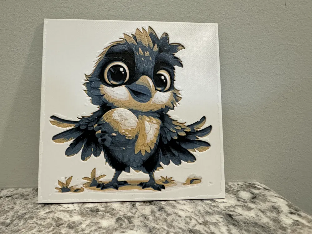Happy Bird #2 by Canadian Gamer HueForge model: Happy Bird #2 by Canadian Gamer