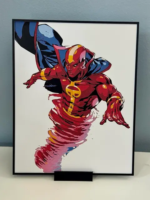 HueForge model: Red Tornado by Strata Prints