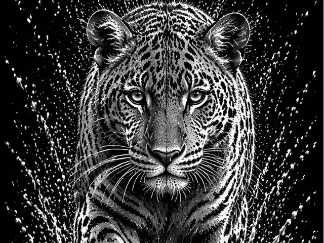 HueForge model: Bookmark Leopard/collectible cards EASY PRINT by Hueforge Maker