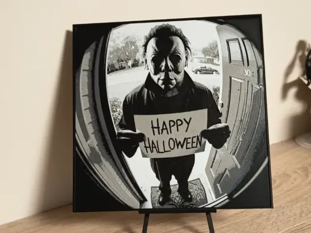 Michael Myers - Happy Halloween Hueforge