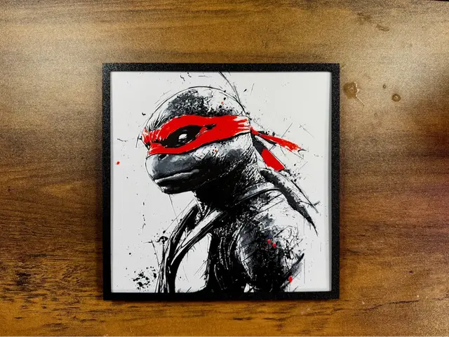 HueForge model: Raphael – Red-Hot Rage Poster by 3D Prints By Vic