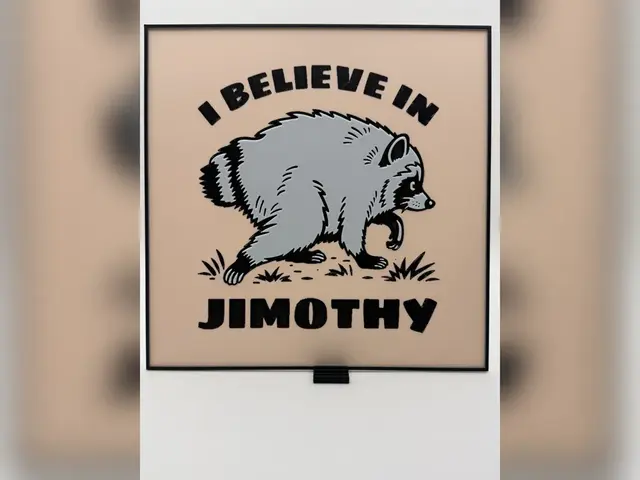 HueForge model: Jimothy Raccoon HueForge Print by Thadius