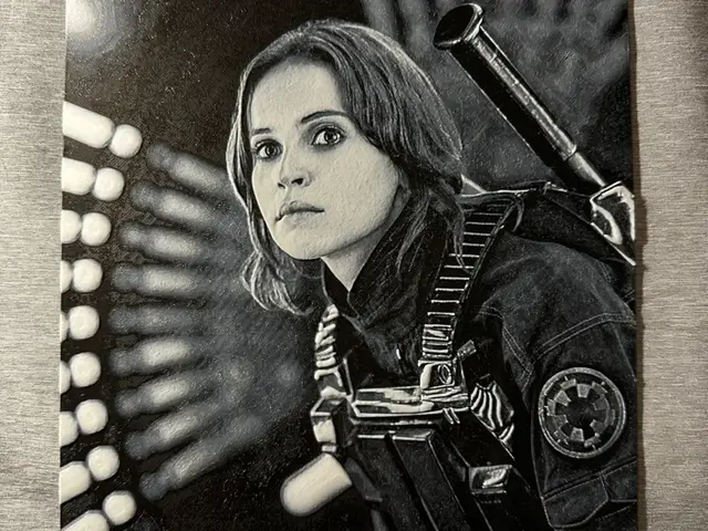 HueForge model: Jyn Erso Hueforge by Hey Ben