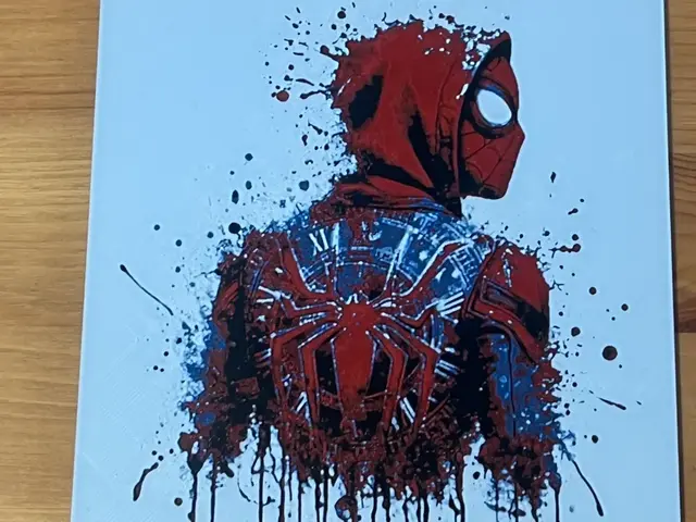 HueForge model: spiderman hueforge by Morganja