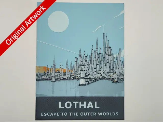 HueForge model: Lothal travel poster - hueforge by Altf4-Formation