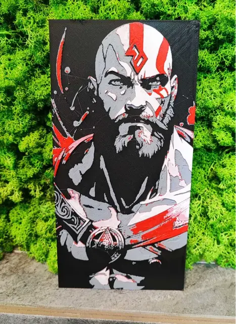 HueForge model: Kratos by Garuda3D