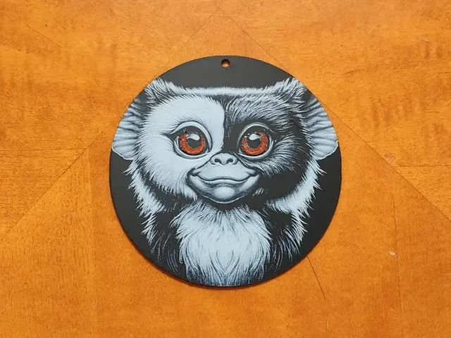 HueForge model: Gizmo Gremlins Christmas Tree Decoration  Ornament by Sarge