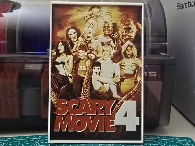 HueForge model: Scary Movie 4 Movie Poster - Hueforge Art by Lumpy3D