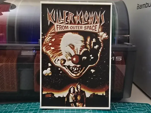 HueForge model: Killer Klowns from Outer Space - Hueforge Art by Lumpy3D