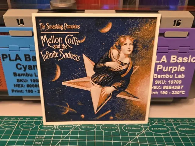HueForge model: The Smashing Pumpkins "Mellon Collie..." Album Art by Lumpy3D