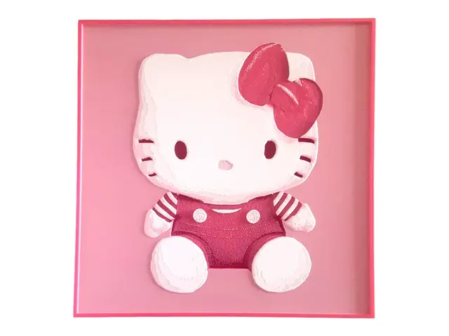 Hello Kitty Plush 2D Wall Art Sanrio Decor