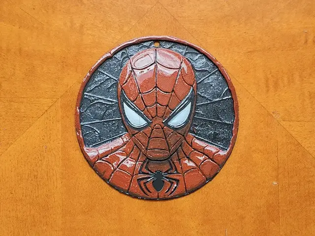 HueForge model: Spiderman Christmas Tree Decoration / Ornament by Sarge
