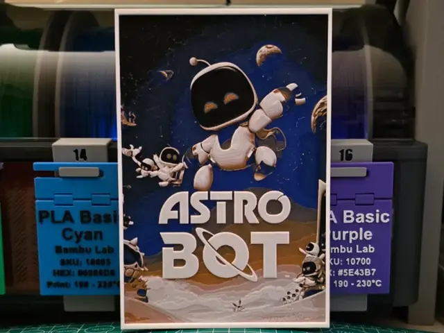 Astro Bot Poster - Hueforge Art