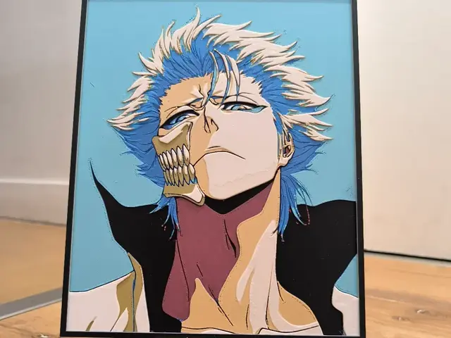 HueForge model: Grimmjow Jaggerjack by Dark behelit