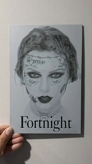Taylor Swift Fortnight (TTPD) - HueForge Print