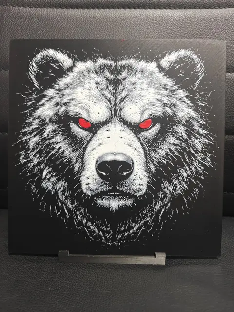 HueForge model: Grizzly Bear / Dark Beast Series by TheHueforgeLady
