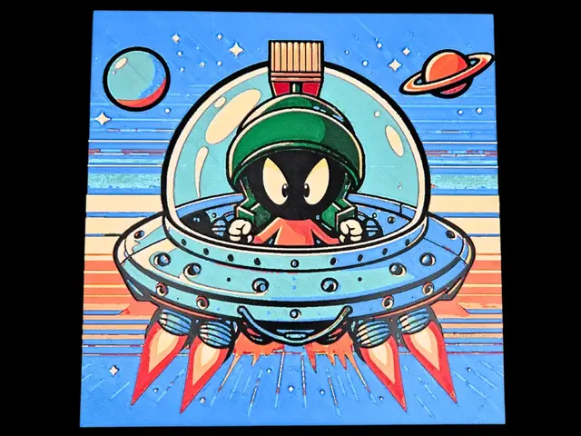 HueForge model: Marvin The Martian by BusyKikiBee