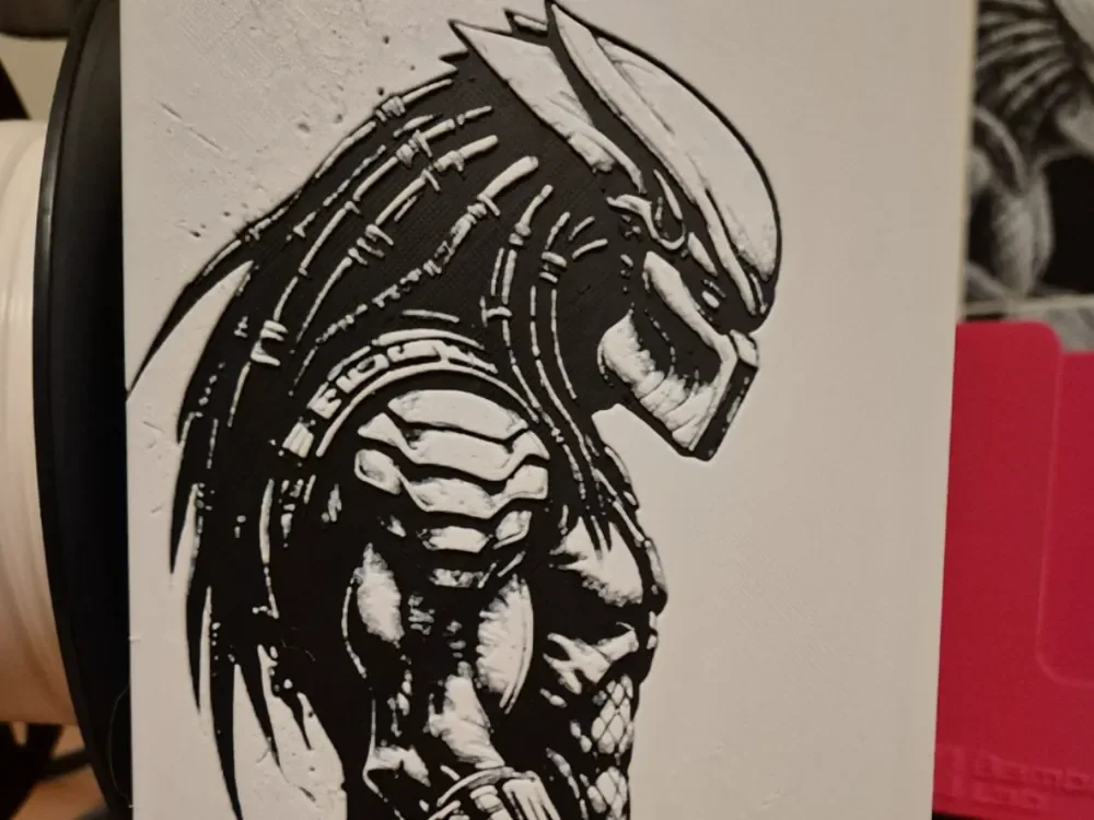 the predator ink splash hueforge by Buntsta HueForge model: the predator ink splash hueforge by Buntsta