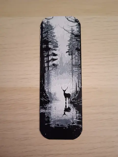 HueForge model: Deer in Forest 2 Bookmark by Atrus Design