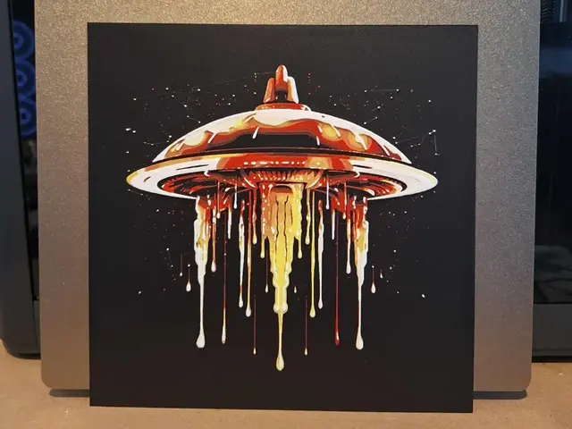 HueForge model: UFO - Hueforge - 4 colour by 3dGlow