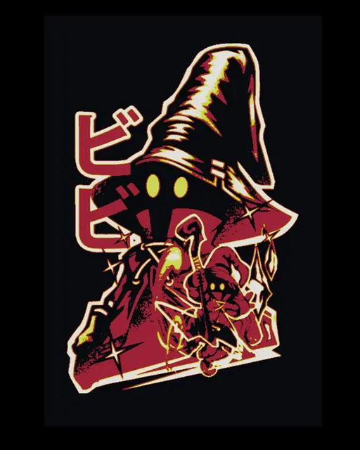 Final Fantasy IX Fan Art depiction of Character Vivi Ornitier as wall art