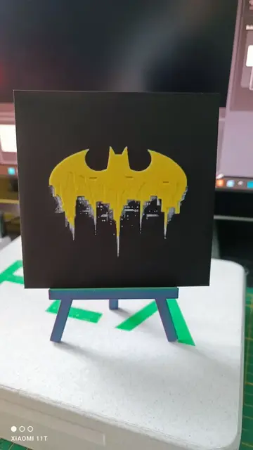 HueForge model: batman logo hueforge by KO Additive Labo