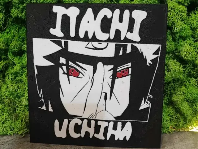 HueForge model: Itachi Uchiha by Garuda3D