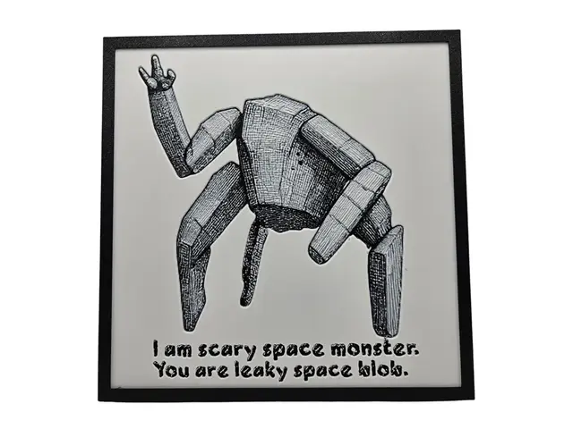 HueForge model: Rocky is Scary Space Monster by BusyKikiBee