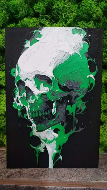 HueForge model: Poison Skull by Garuda3D
