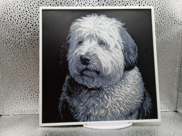 HueForge model: Bobtail (Old English Sheepdog) hueforge by Borishotch Industries