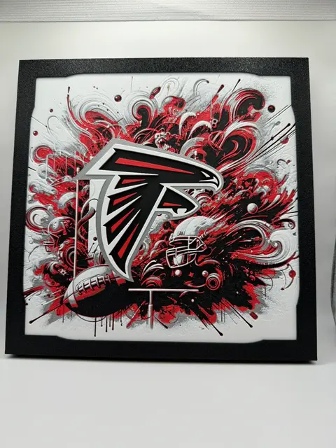 HueForge model: Atlanta Falcons - NFL Hueforge by Canadian Gamer