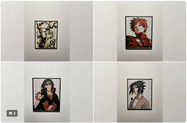 HueForge model: Naruto Minis by Cloudy Nostalgia